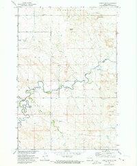 Lookout Butte 1971 topographic map thumbnail