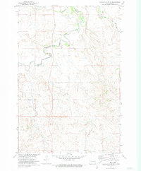 Lookout Butte SE 1971 topographic map thumbnail