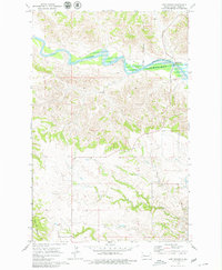 Lost Bridge 1970 topographic map thumbnail
