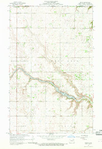 Maida 1967 topographic map thumbnail