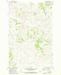 Mandaree 1970 topographic map thumbnail
