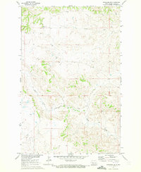 Mandaree NE 1970 topographic map thumbnail