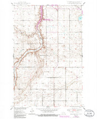 Manfred NW 1950 topographic map thumbnail