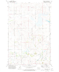 Marshall NW 1973 topographic map thumbnail
