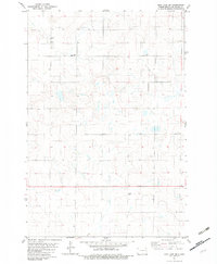 May Lake SW 1982 topographic map thumbnail