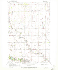 Mayville North 1970 topographic map thumbnail