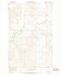 Medicine Butte 1968 topographic map thumbnail