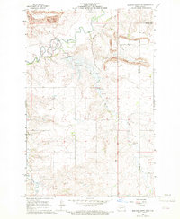 Medicine Butte NE 1968 topographic map thumbnail