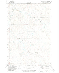 Medicine Butte SE 1972 topographic map thumbnail