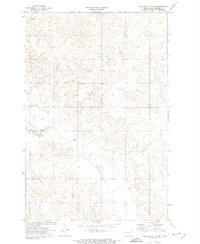 Medicine Butte SW 1972 topographic map thumbnail