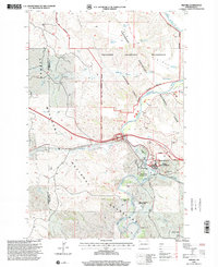 Medora 1997 topographic map thumbnail