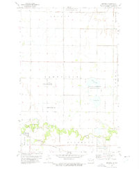 Mekinock 1973 topographic map thumbnail
