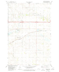 Menoken 1975 topographic map thumbnail