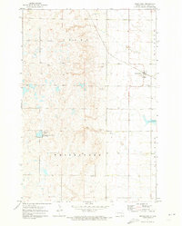 Merricourt 1971 topographic map thumbnail