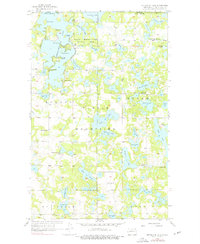 Metigoshe Lake 1956 topographic map thumbnail