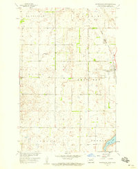 Minnewaukan West 1958 topographic map thumbnail