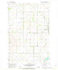 Minnewaukan West 1958 topographic map thumbnail