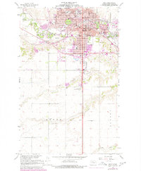Minot 1966 topographic map thumbnail