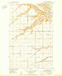 Minot NW 1949 topographic map thumbnail
