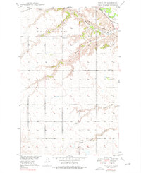 Minot NW 1948 topographic map thumbnail