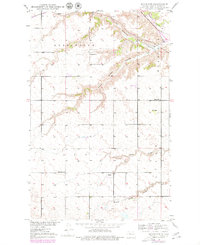 Minot NW 1948 topographic map thumbnail