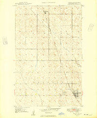 Mohall 1948 topographic map thumbnail