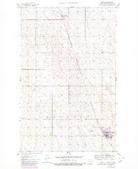Mohall 1948 topographic map thumbnail
