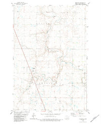 Monango 1982 topographic map thumbnail