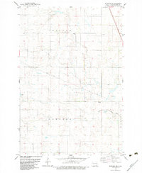 Monango NW 1982 topographic map thumbnail