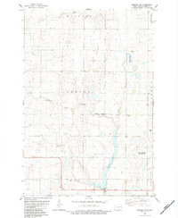 Monango SW 1982 topographic map thumbnail