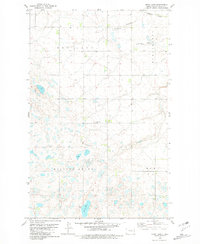 Mork Lake 1980 topographic map thumbnail