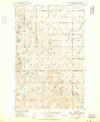 Mosquito Butte 1949 topographic map thumbnail