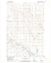 Mott NW 1966 topographic map thumbnail