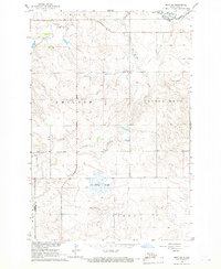 Mott SW 1966 topographic map thumbnail