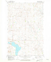 Mylo NW 1971 topographic map thumbnail