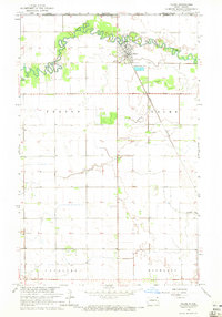 Neche 1964 topographic map thumbnail