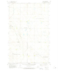 Nekoma 1972 topographic map thumbnail