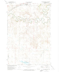 New Leipzig South 1972 topographic map thumbnail