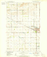 New Rockford 1950 topographic map thumbnail