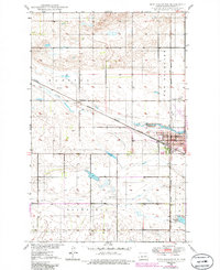 New Rockford 1950 topographic map thumbnail