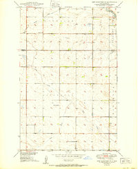 New Rockford SE 1950 topographic map thumbnail