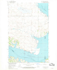 New Town SW 1967 topographic map thumbnail