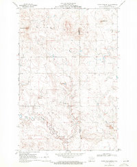 North Star Butte 1969 topographic map thumbnail