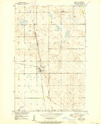 Oberon 1951 topographic map thumbnail