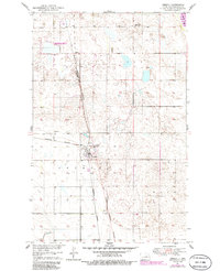 Oberon 1951 topographic map thumbnail