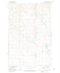 Odland Dam 1974 topographic map thumbnail