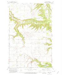 Olga 1972 topographic map thumbnail