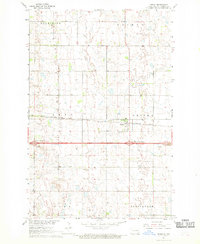 Oriska 1967 topographic map thumbnail