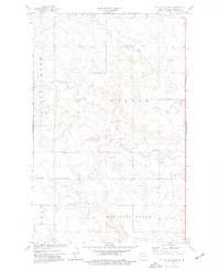 Otter Tail Creek 1974 topographic map thumbnail