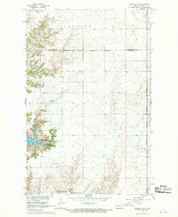 Parshall SW 1967 topographic map thumbnail